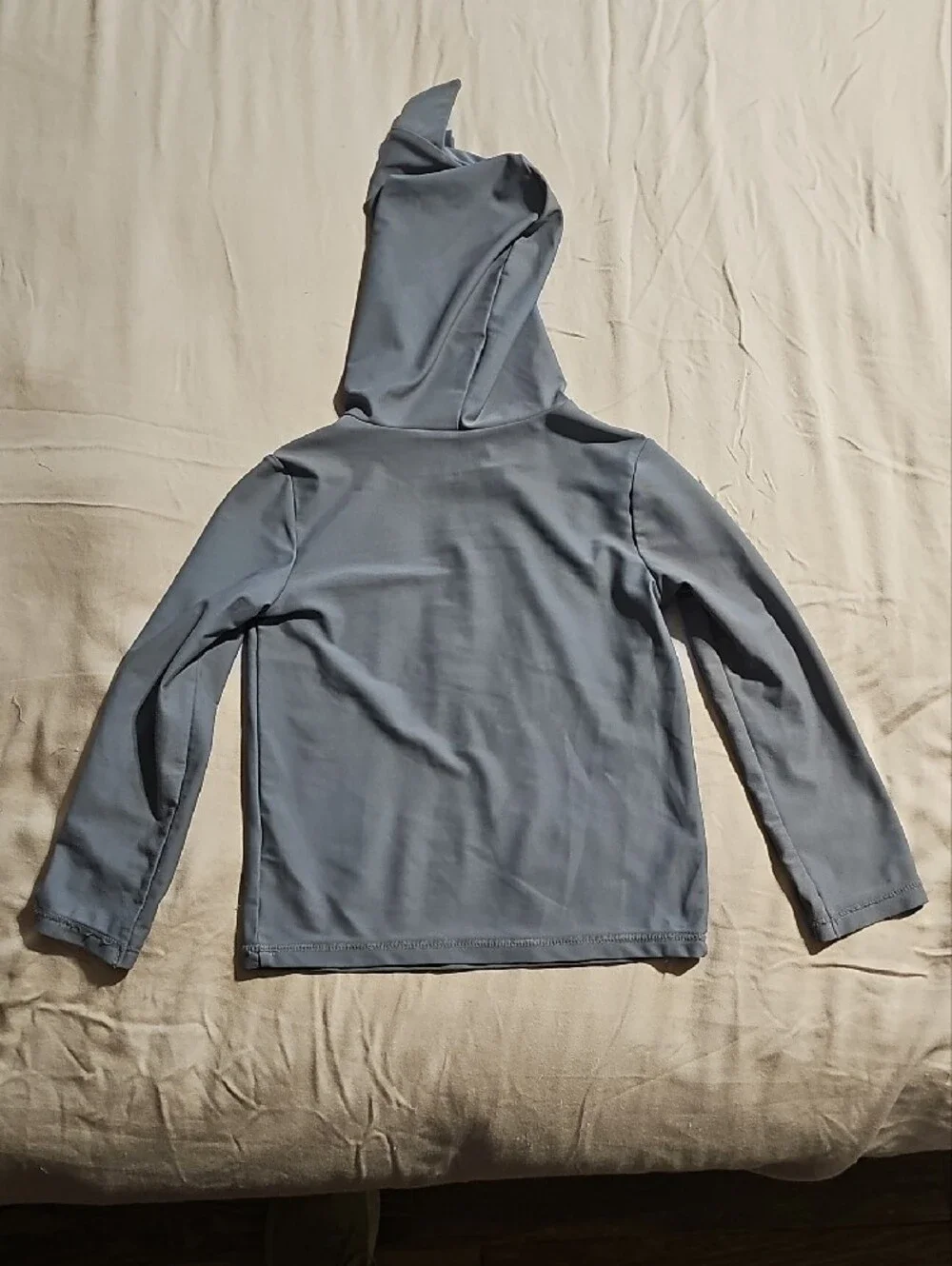 Carter's Light Blue Shark Fin Hooded Pullover